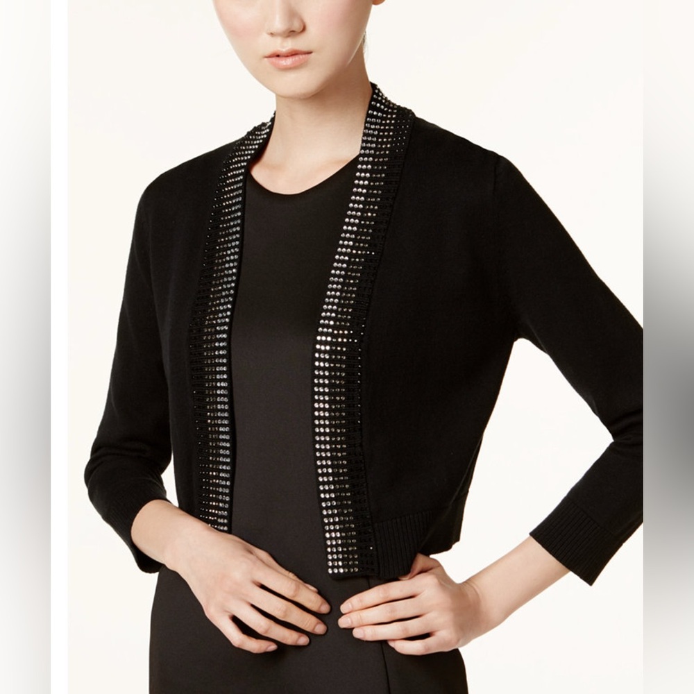 Calvin Klein Black Studded Knitwear